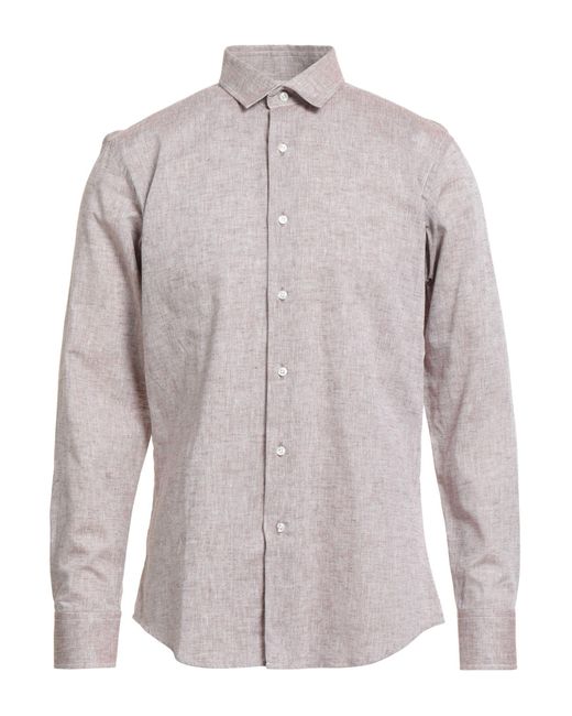 Camisa Bagutta de hombre de color Gray