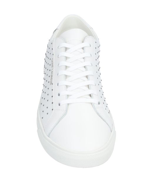 saint laurent white sneakers mens