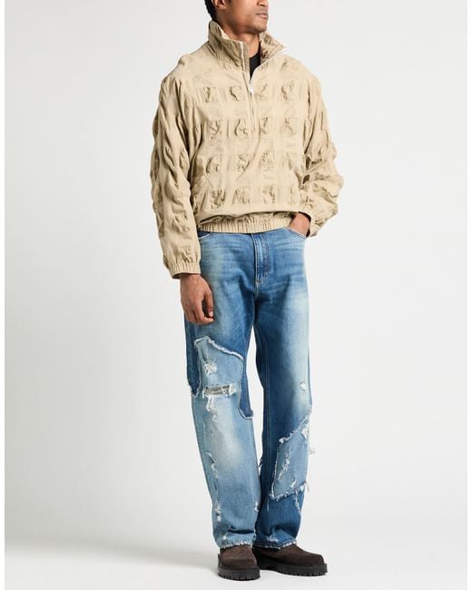 MSGM Natural Jacket Cotton, Elastane for men