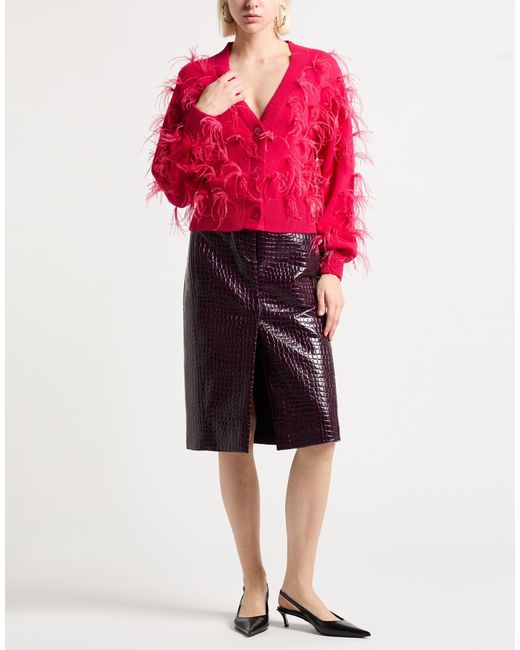 WEILI ZHENG Red Cardigans