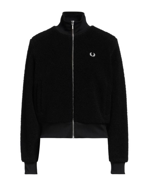 Fred Perry Black Shearling & Teddy