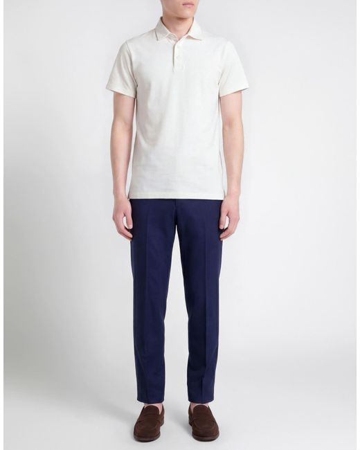 Polo Moorer de hombre de color White