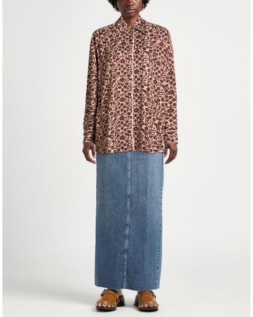 Ottod'Ame Brown Caring Shirt Viscose