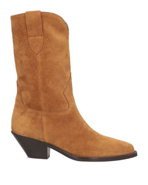 Isabel Marant Brown Ankle Boots Calfskin