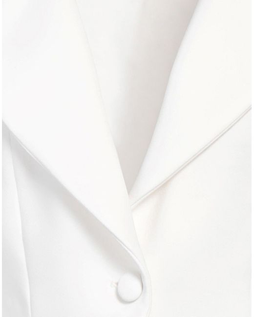 Monot White Blazer Polyester