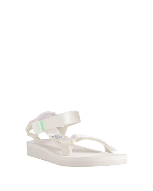 Suicoke White Sandals for men