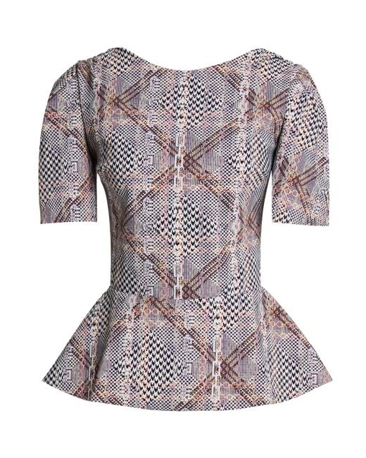 La Petite Robe Di Chiara Boni Purple Lilac Top Polyamide, Elastane