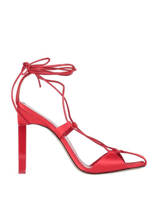 The Attico Red Sandals