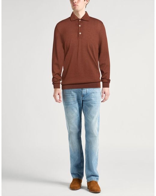 Daniele Fiesoli Brown Jumper for men