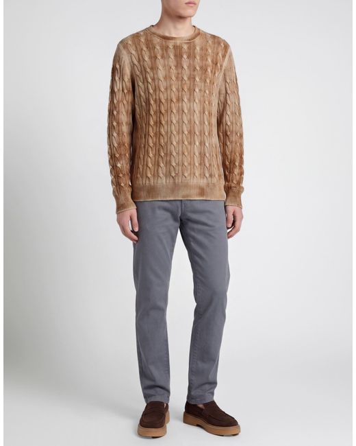 Grifoni Brown Sweater Wool, Polyamide for men