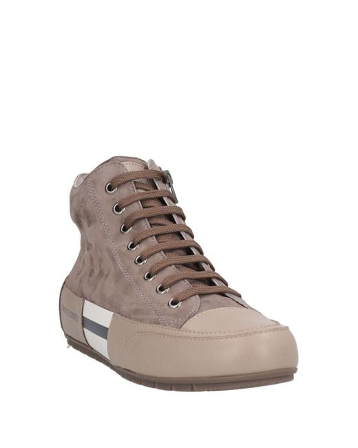 Candice Cooper Brown Khaki Sneakers Calfskin