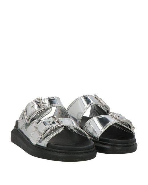 McQueen White Sandals