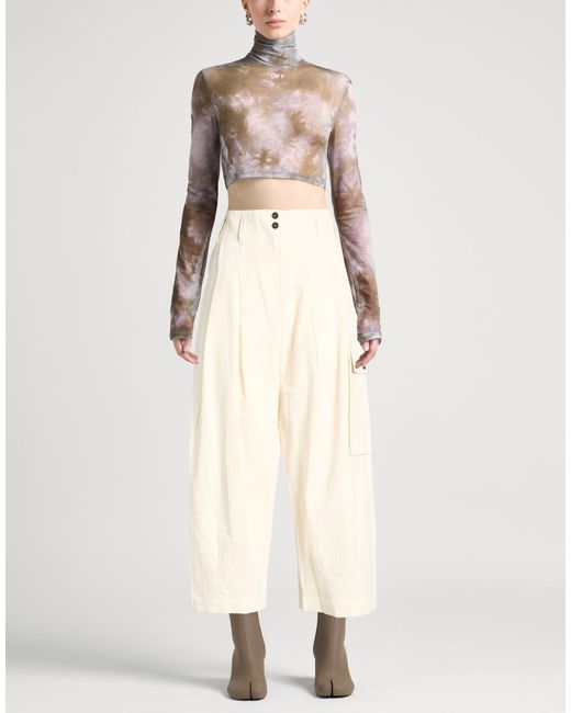 Isabel Benenato Natural Trouser