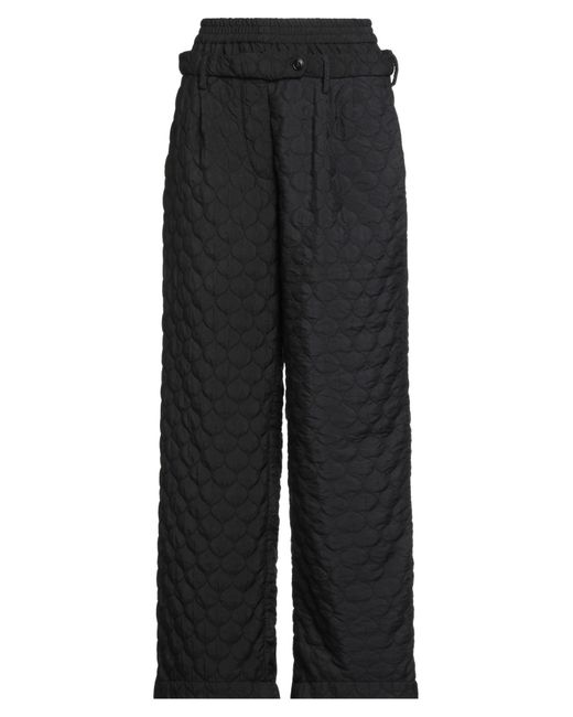 White Sand Black Pants Polyester, Elastane