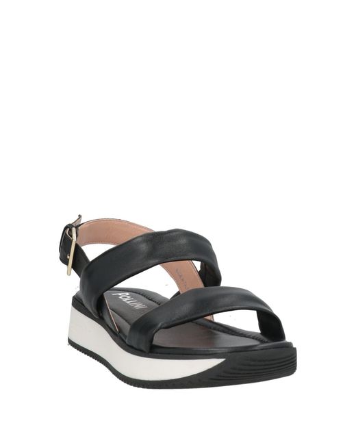 Pollini Black Sandale