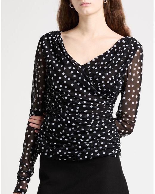 Dolce & Gabbana Black Top Polyamide, Elastane
