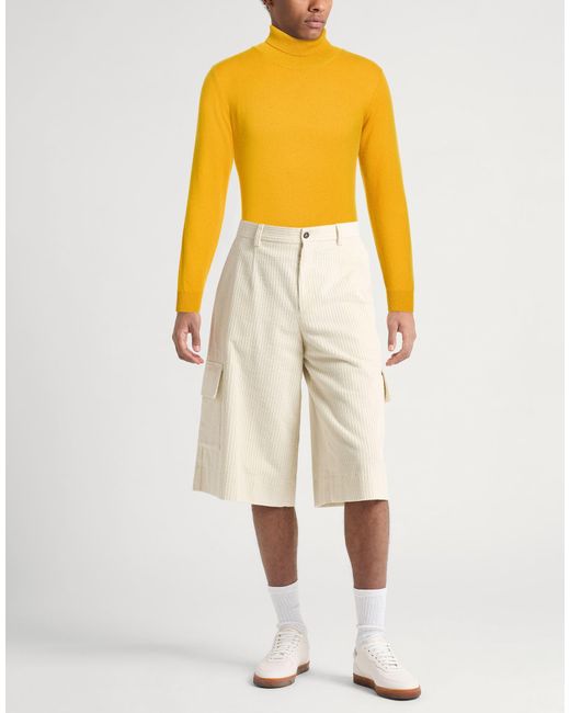 Moorer Yellow Turtleneck for men