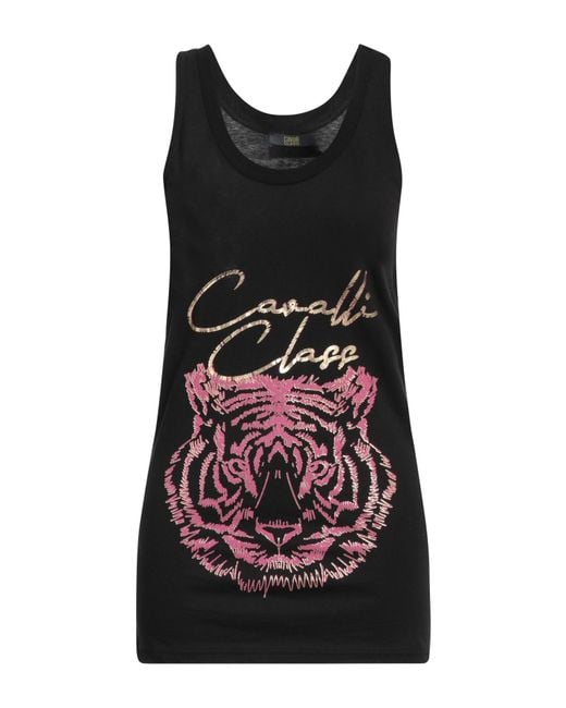 Camiseta de tirantes Roberto Cavalli de color Black