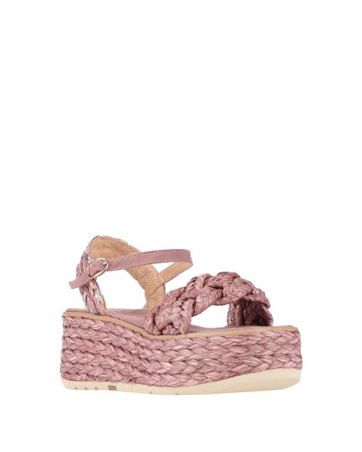 ALMA BLUE Pink Espadrilles