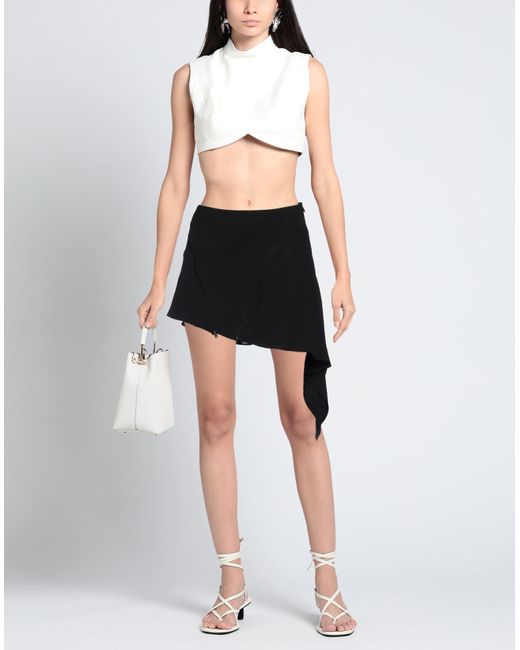 Mugler Black Mini Skirt