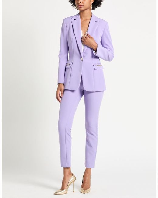 Rebel Queen Purple Suit Polyester, Elastane