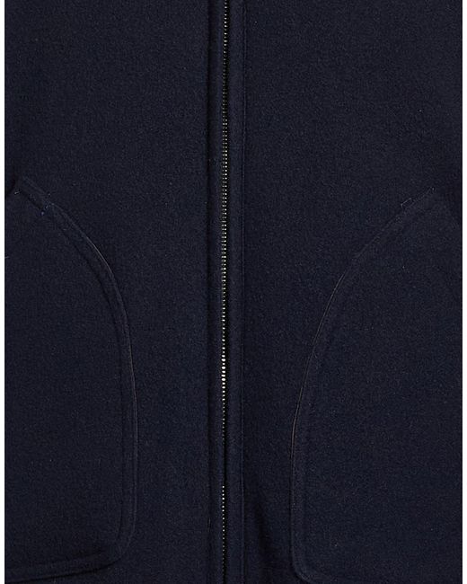 KIRED Blue Midnight Jacket Polyester, Cashmere for men