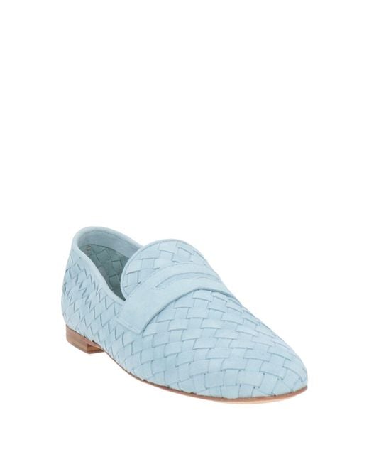 Eleventy Blue Sky Loafers Leather