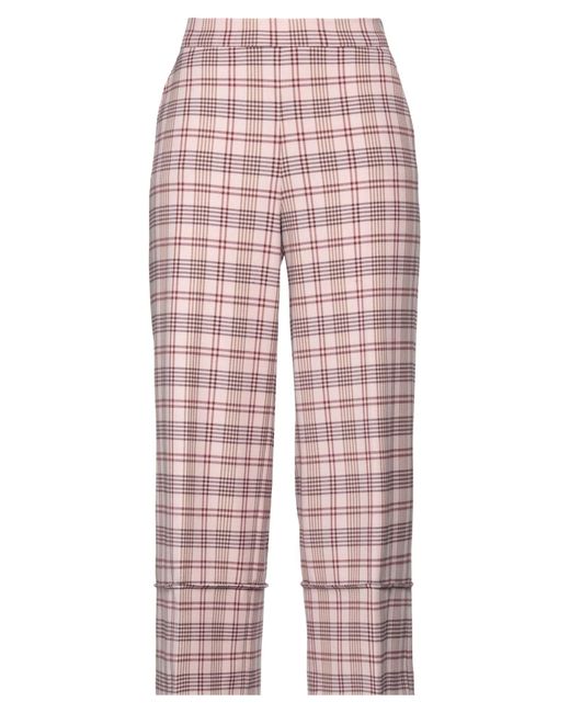 Diana Gallesi Pink Pants Polyester, Viscose, Elastane
