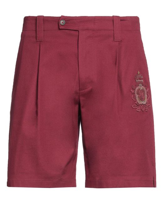 Dolce & Gabbana Red Shorts & Bermuda Shorts for men