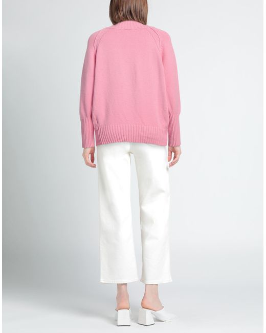 B.yu Pink Turtleneck Viscose, Polyester, Polyamide