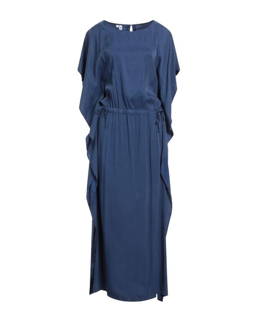 European Culture Blue Maxi Dress