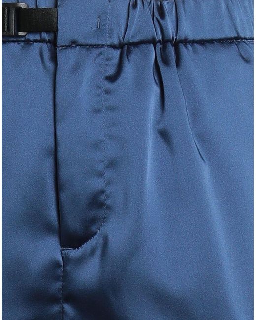 White Sand Blue Pants Polyester, Elastane