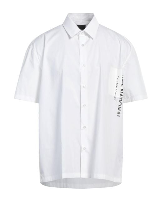 Camicia di CoSTUME NATIONAL in White da Uomo