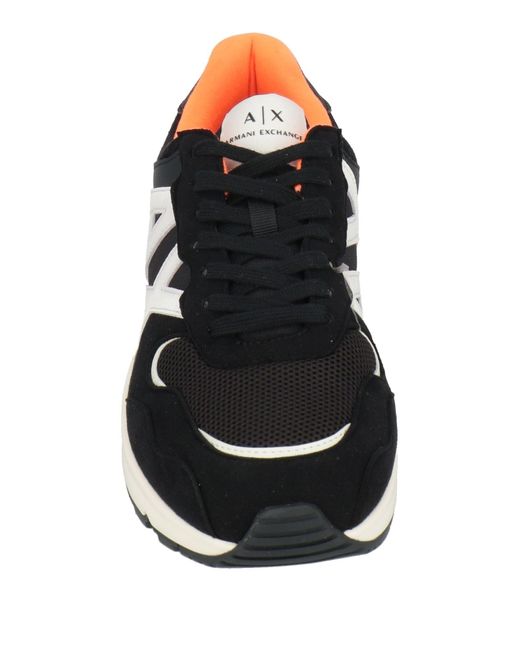ARMANI EXCHANGE Black Trainers for men