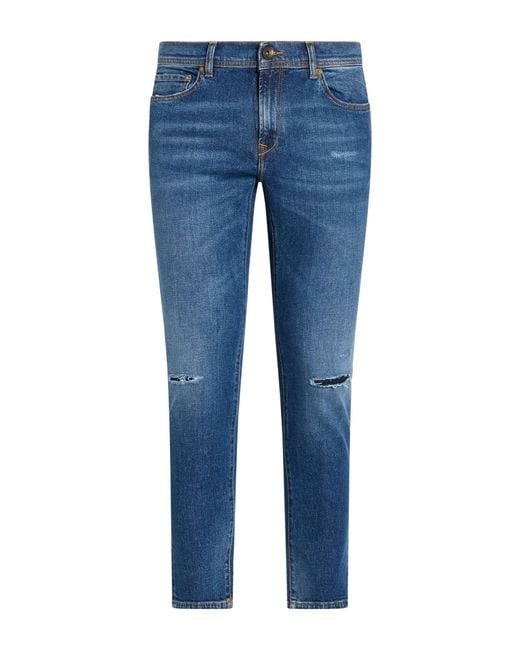 0/zero Construction Blue Jeans Organic Cotton, Elastane for men