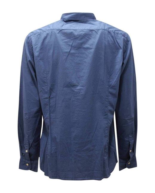 Camicia di Tintoria Mattei 954 in Blue da Uomo