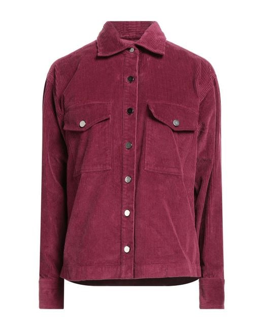 Xacus Purple Shirt Cotton