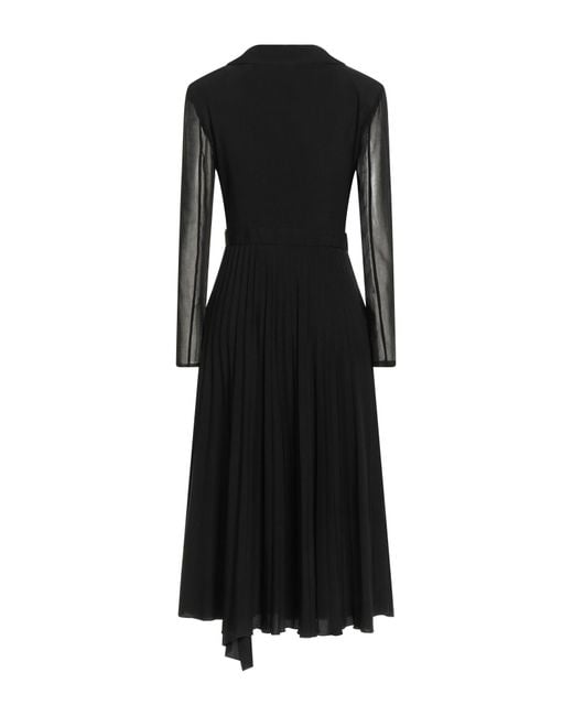 Sandro Black Midi Dress