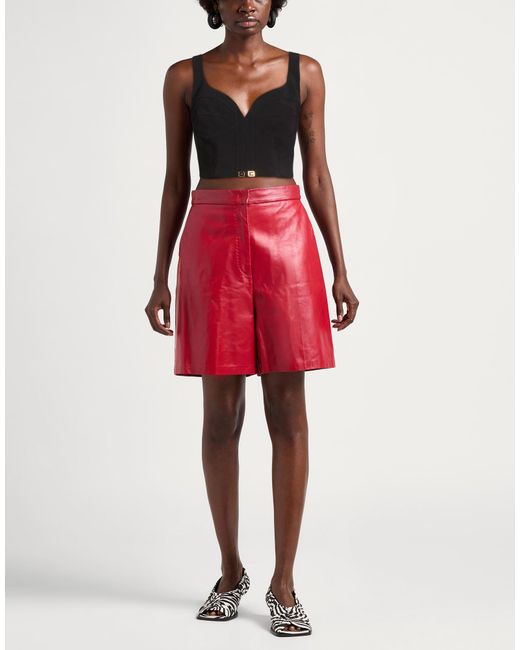 Elisabetta Franchi Black Top Polyester, Elastane