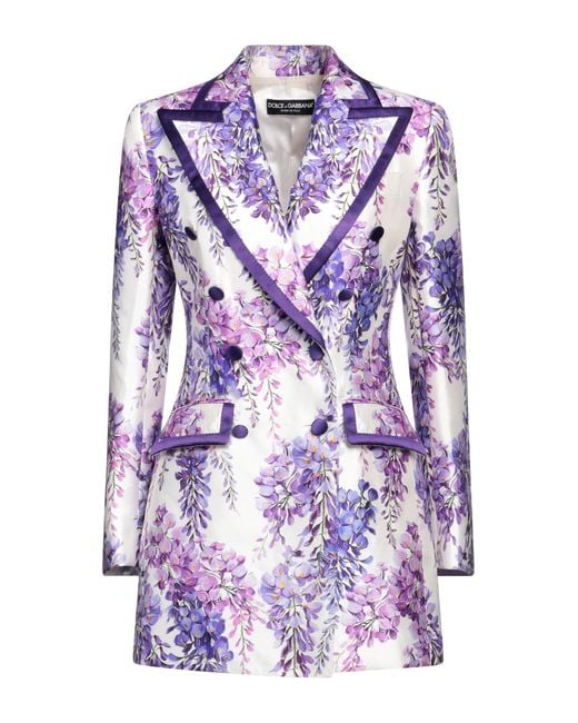 Dolce & Gabbana Purple Blazer