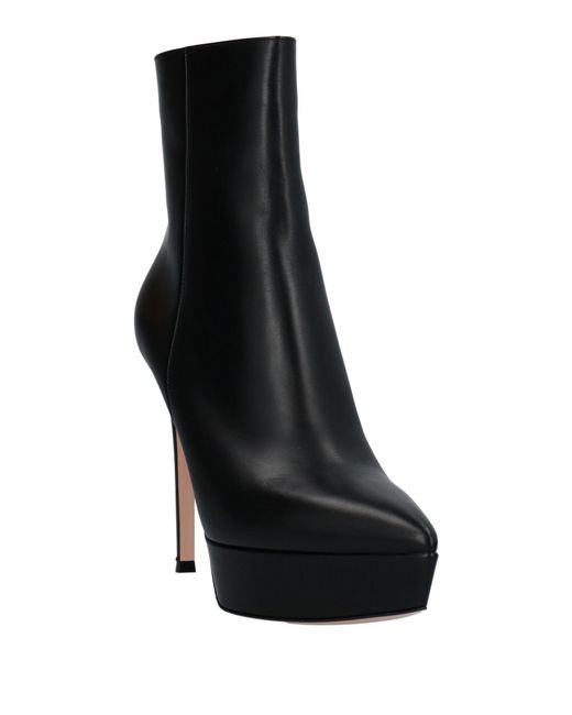 Gianvito Rossi Black Ankle Boots Calfskin