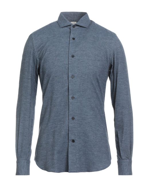 Camicia di Mazzarelli in Blue da Uomo