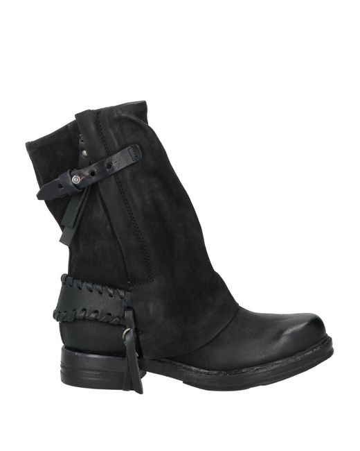A.s.98 Black Ankle Boots