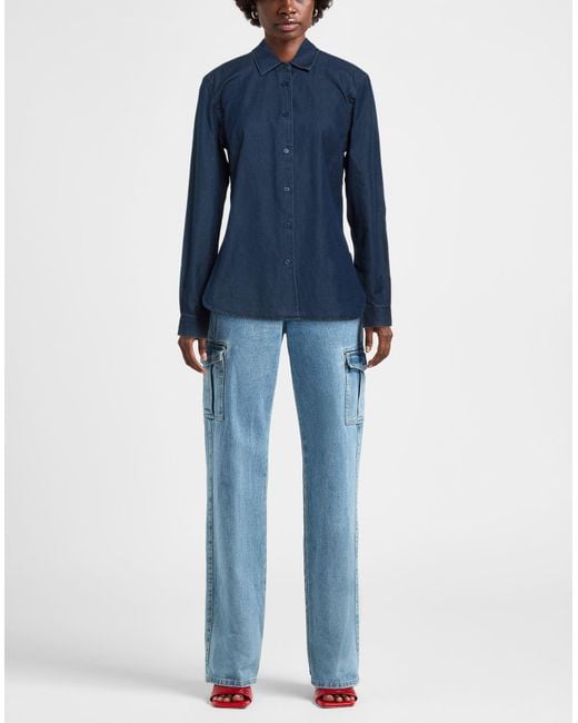 Orlebar Brown Blue Jeanshemd