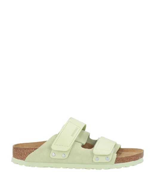 Birkenstock Green Uji Sandals Leather