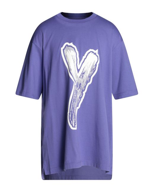 T-shirt di Y-3 in Blue da Uomo