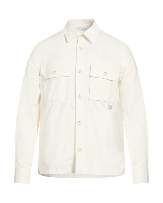 Paolo Pecora White Shirt Cotton, Elastane for men