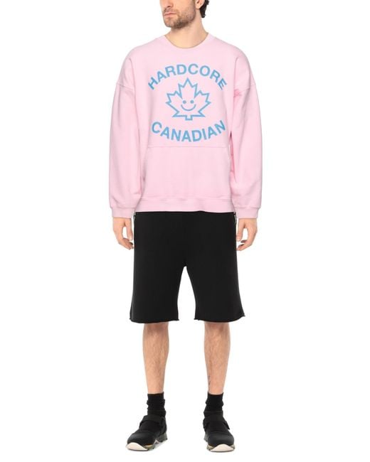 DSquared² Pink Sweatshirt for men