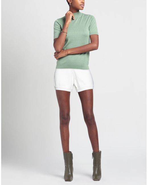 ViCOLO White Shorts & Bermuda Shorts