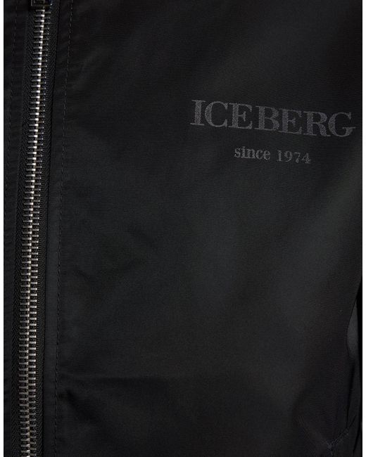 Iceberg Black Jacket Polyester for men